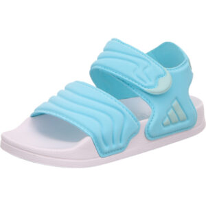 adidas kids jungen hellblau badeschuhe klettverschluss adilette sandal 2 K