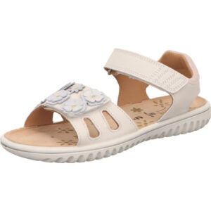 Superfit Kinderschuh Mädchen weiss mit weisser Sohle