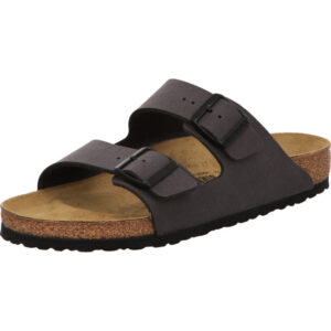 birkenstock arizona herren nubuk velvet gray black 2 Schnaller