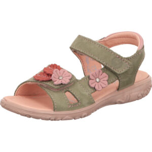 Ricosta Kindersandalette CILLA eukalyptus Blumen