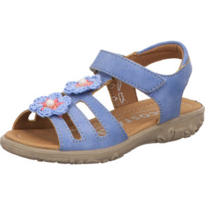 Ricosta Kinderschuhe CAMILLA cloud/Kantara Häckelblumen