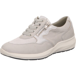 lugina damen halbschuhe ement silber schnürer M-Tonia