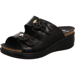 Ara Pantolette schwarz CRUNCHLACK Model ZÜRICH-S