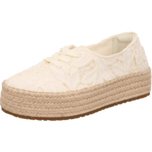 Toms Damen Espadrilles natur mit hellbrauner geflochtener Sohle