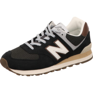 new balance blau braun udnd bordeuax mit heler Sohle und grauen Applikationen und seitlich New Balance Logo u5748sb