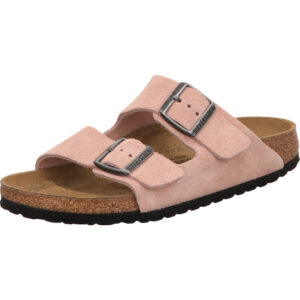 birkenstock arizona suede pink clay 2 schnaller
