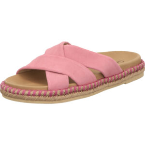 Gabor Damen Pantolette rosa mit weißer Sohle