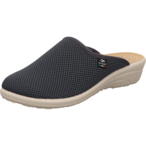 fly flot damen hausschuhe hinten offen grau