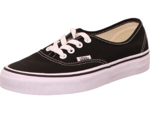 Vans Authentic Unisex Sneaker schwarz mit weißer Sohle Schnürer