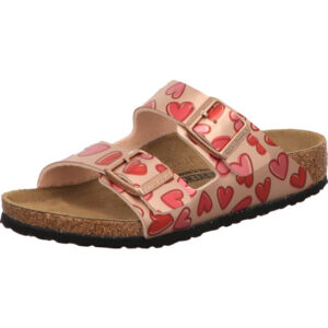 birkenstock ariona kids electrib metallic copper hearts 2 schnaller schmal