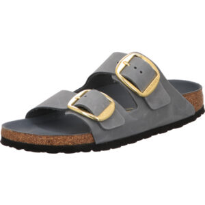 birkenstock arizona big buckle natural leather oiled basalt grey 2 schnaller