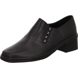 Gabor Damen Pumps schwarz mit schwarzem Absatz
