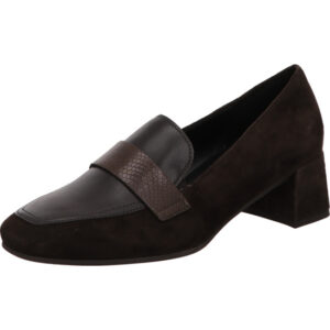 Gabor Damen Pumps Mehrweite mocca mit dunklem Absatz