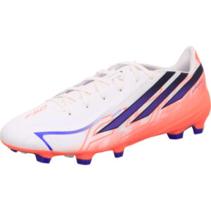 adidas F50 HYPERFAST LEAGUE FG weiß mit pink kombi fussballschuhe Stollen für Rasenplatz
