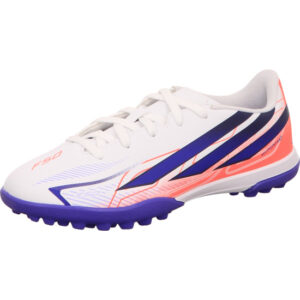 adidas kinder fussballschuhe weiss mit pink kombi f50 hyperfast club tf j turf sohle für Hartpatz