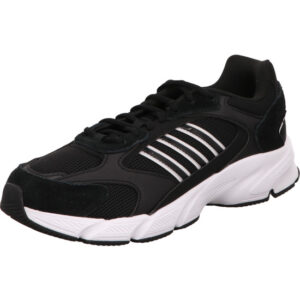 adidas herren sneaker schwarz mit silber schwarzen Adidas Streifen  crazychaos 2000 schnürer und weißer Sohle