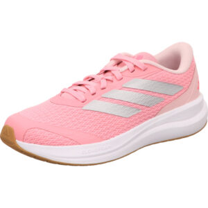 adidas runfalcon 6 J Jugend sneaker pink mit silber adidas streifen und heller Sohle schnürer