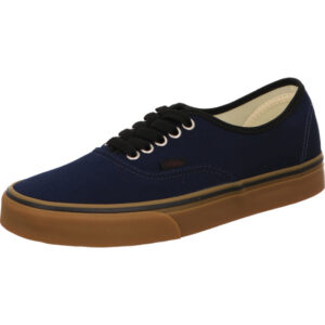 vans herren sneaker Authentic BTS NAVY/GUM blau mit gumsohle schnürer und silber Ösen