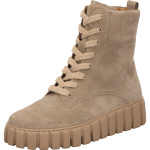 gabor damen stiefelette sportlich kiesel