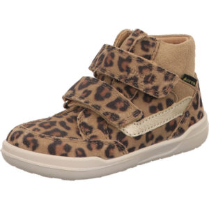 superfit kinder lauflerner braun gold animal klett superfree 2.0