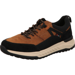 Rieker Herren Schnürschuh braun mit schwarz und heller Sohle