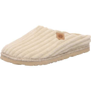 Rohde Damen Hausschuh hinten offen beige mit heller Sohle