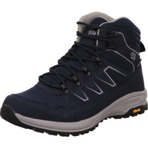 brütting trekking und wanderschuhe marine grau und grauer Sohle mount torbert high