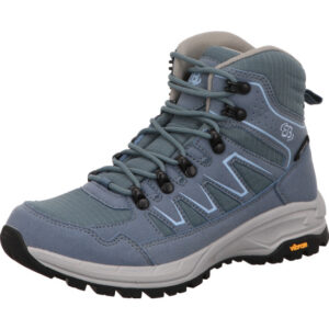 brütting damen wander und trekking schuhe petrol mit hellblau und grauer Sohle mount torbert high