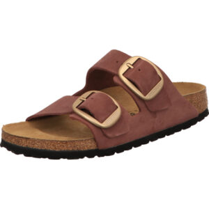 Birkenstock Arizona Big Buckle Damen pepper mit schwarzer Sohle