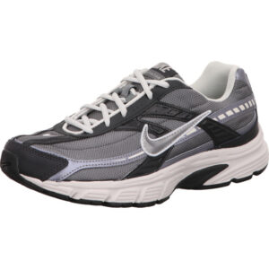 nike herren sportschuhe initiator anthracite cool grey schwarz grau silber mit heller Sohle und seitlich dunklem Nike Logo
