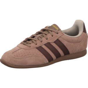 adidas schlanker damen Sneaker schnürer braun barreda lmit schwarzen Streifen und gumsohle Barreda Lo