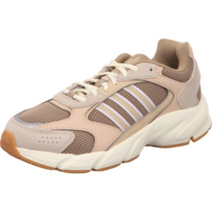adidas schnürer damen crazychaos 2000 braun mit dunkelbraun kombi mit hellblau im Streifen und heller Sohle
