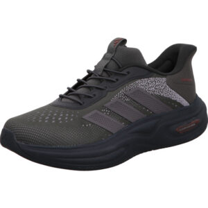 adidas cloudfoam sneaker cuxxion herren sport schuhe grau  mit silber und schwarzer Sohle kombi