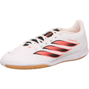 adidas hallen fussballschuhe schnürer herren weiss mit pink und schwarz kombi indoor fussball