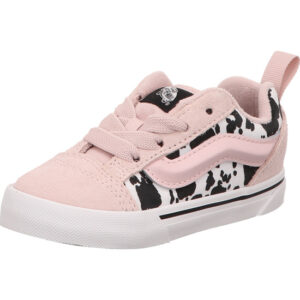 Knu Skool Elastic Lace COW Pale Petal Pink weiss ind helller Sohle kinder
