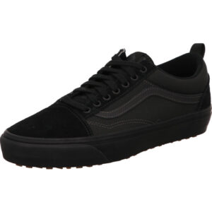 Old Skool Insulated BLACK/BLACK herren schnürer und shcwarzer Sohle weißer Vans Streifen