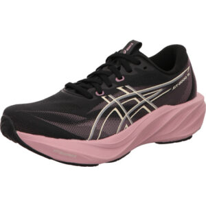 asics GT-2000 15 BLACK/TARO PURPLE schnürer schwarz mit silber asiscs streigen und rose sohle damen laufschuhe