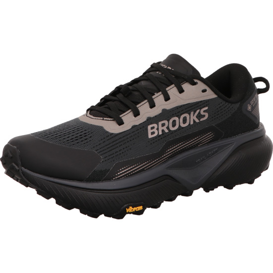 damen laufschuhe brooks Cascadia 20 GTX Black/Ebony/Nocturnal schwarz mit grau und schwarzer Sohle