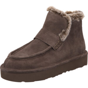 gabor damen stiefelette sportlich taupe