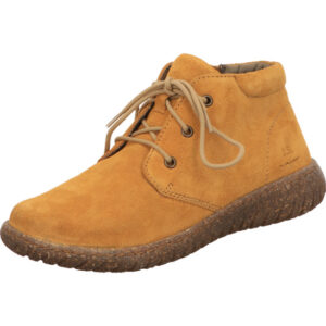 Josef Seibel Damen Stiefelette gelb mit dunkelbrauner Sohle