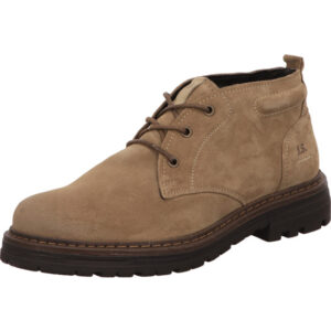 Josef Seibel Herren Stiefelette geschnürt taupe mit schwarzer Sohle