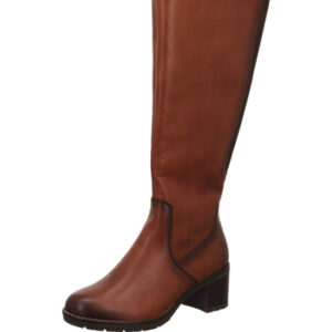 Remonte Damen Stiefel braun mit brauner Sohle und Absatz