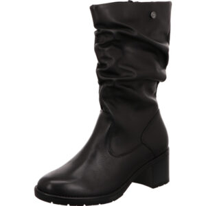 Remonte Damen Stiefel braun mit schwarzer Sohle und Absatz
