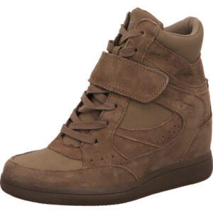 Tamaris Damen Stiefelette schwarz mit schwarzer Schnürung und schwarzer Sohle