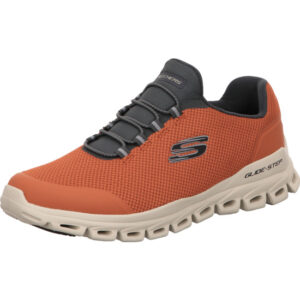 Skechers Herren Slip in rot kombi mit weißer Sohle