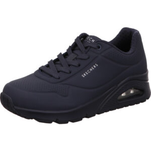Skechers Damen Halbschuh blau mit blauer Sohle