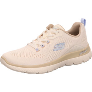 Skechers Damen Halbschuh beige mit heller Sohle