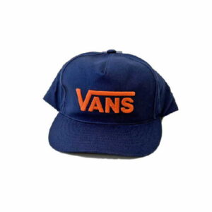 vans cap dunkelblau mit rotem vans logo