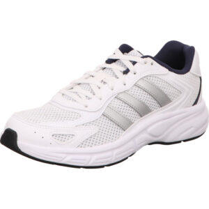 adidas damen sneaker weiss kombi mit silbernen Adidas Streifen und weißer Sohle eclyptix 2000 j