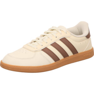 adidas damen schnürer breaknet sleek beige mit olivern Adidas Streifen und gumsohle